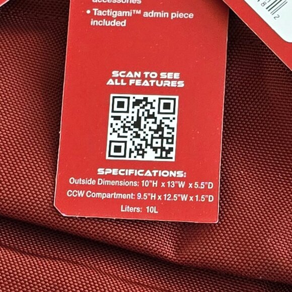 VERTX 10L Tactical bag New. Unisex - Picture 7 of 8